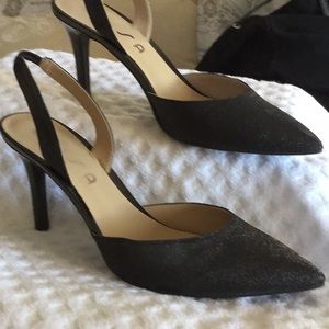 Unisa black texture Stiletto
